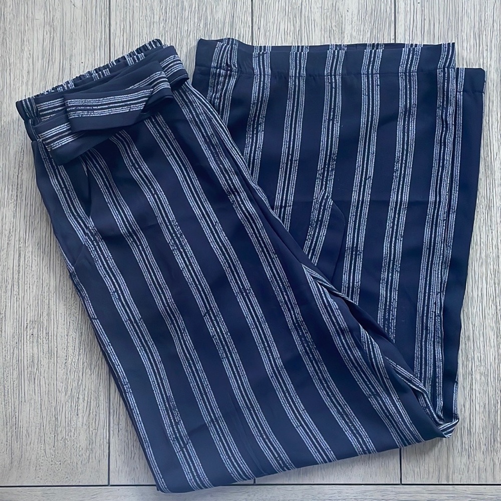 Sienna Sky striped trouser crops